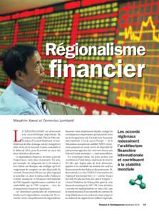 Régionalisme  financier Masahiro Kawai et Domenico Lombardi