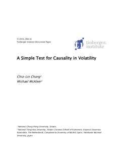 Microsoft Word - A Simple Test for Causality in Volatility.docx