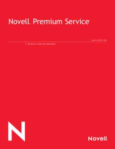 Novell Premium Service Technical Services Brochure