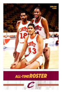 Cavaliers All-Time Roster GARY ALEXANDER Height: 6’7”	 Weight: 240	 Signed as a free agent, March 23, 1994.