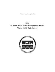 Technical Fact Sheet SJ2014-FS3[removed]St. Johns River Water Management District Water Utility Rate Survey