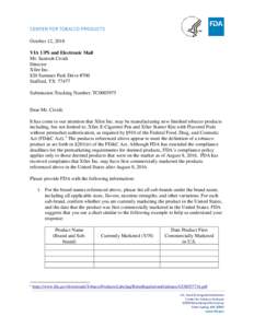 IHCTOA Unauthorized Marketing Letter Xfire