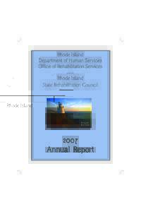 Rhode Island Department of Human Services Office of Rehabilitation Services and the  Rhode Island