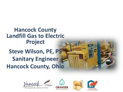 Hancock County Landfill Gas to Electric Project