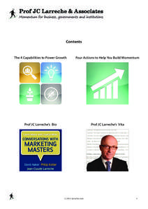 Contents  The 4 Capabilities to Power Growth Four Actions to Help You Build Momentum