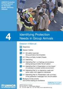 UNHCR Protection Training Manual for European Border and Entry Officials