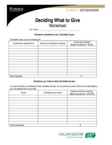 Microsoft Word - Deciding What to Give Worksheet.doc