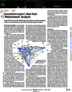 SPECIALSECTION  Counterterrorism’s New Tool: ‘Metanetwork’ Analysis  CREDIT: STEFFEN MERTEN COURTESY OF PALANTIR