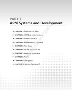 Part I  TE ➤➤ Chapter 1: The History of ARM