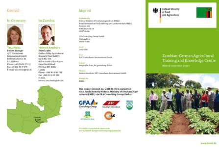 Contact In Germany Imprint In Zambia
