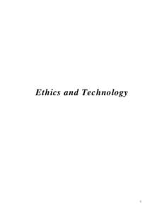 Ethics and Technology  1 Technology: Protecting Privacy By Shannon Doyle and Matthew Streelman