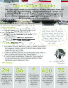Clearwater Toyota Case Study