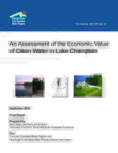 TECHNICAL REPORT NOAn Assessment of the Economic Value of Clean Water in Lake Champlain
