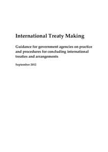 International Treaty Making Guide 2012