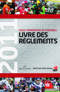2011  LIGUE CANADIENNE DE FOOTBALL