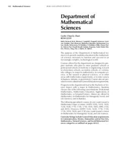 142  Mathematical Sciences BASIC AND APPLIED SCIENCES