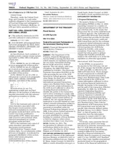 Federal Register / Vol. 76, NoFriday, September 23, Rules and Regulations List of Subjects in 21 CFR Part 520 Animal drugs.