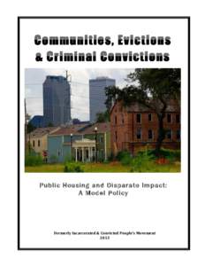 Public Housing and Disparate Impact: A Model Policy 	
    