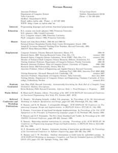 Computer science / Software engineering / Computing / Functional programming / International Conference on Functional Programming / Programming Language Design and Implementation / Symposium on Principles of Programming Languages / SIGPLAN / ECL programming language / Association for Computing Machinery / Programming language theory