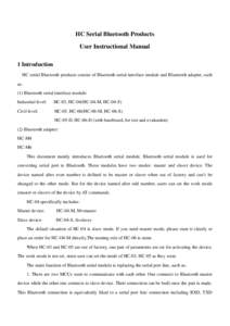 Microsoft Word - HC sries product manual[removed]doc