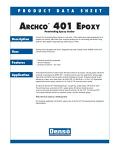 Archco 401 Penetrating Epoxy Sealer