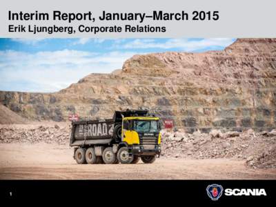 Scania Interim Report January -  March 2012