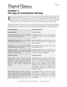Page 21  Chapter 3 The Age of Constitution Writing  E