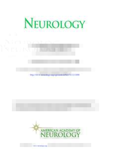 Assessing citations with the EigenfactorTM Metrics Carl T. Bergstrom and Jevin D. West Neurology 2008;71;DOI: wnl.66  This information is current as of December 4, 2008