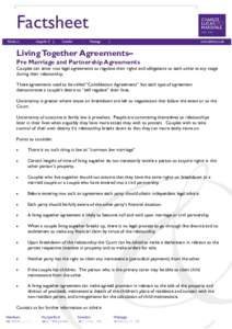 Family law / Contract law / Legal documents / Family / Cohabitation agreement / Intimate relationships / Common-law marriage / Civil partnership in the United Kingdom / Divorce / Civil union / Cohabitation / Conflict of divorce laws