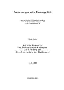 Microsoft Word - Bremer Diskussionsbeiträge zur Finanzpolitik - Nr. 3.doc