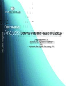 Optimal Virtual and Physical Backup