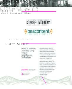 CASE STUDY  Home of Proximity Small businesses Marketing using