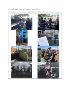 Nursery Sanitation Tour: San Francisco - January 2018 Literacy for Environmental Justice and Golden Gate National Recreation Area, Ft Funston 