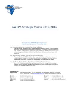 AWEPA Strategic Vision[removed]