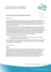 Microsoft Word - Social_Inclusion_Advocacy_Paper.docx