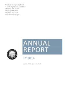 Microsoft Word - FY 2014 annual report