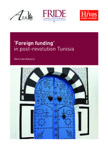 ‘Foreign funding’ in post-revolution Tunisia
