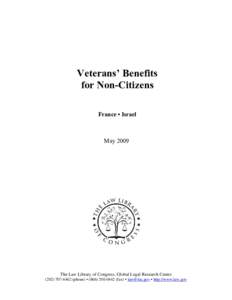 Veterans’ Benefits for Non-Citizens