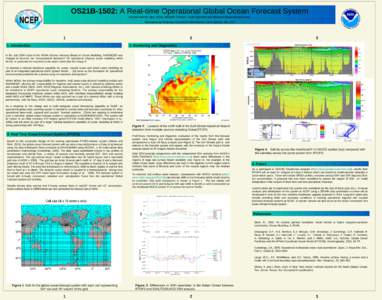 OS21B-1502: A Real-time Operational Global Ocean Forecast System Avichal Mehra, Ilya Rivin, Hendrik Tolman, Todd Spindler and Bhavani Balasubramaniyan Environmental Modeling Center/NCEP/NWS/NOAA, Camp Springs, MD, USA 1