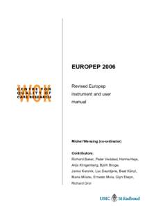 Microsoft Word - Europep 2006rapport.doc