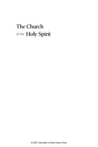 The Church of the Holy Spirit © 2007 University of Notre Dame Press  Father Nicholas Afanasiev, Easter liturgy, St. Sergius Institute chapel,