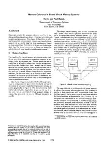 Concurrent computing / Computing / Parallel computing / Memory management / Computer architecture / Virtual memory / Central processing unit / Page / Paging / Draft:Cache memory / Parallel random-access machine