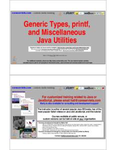 Microsoft PowerPoint - 08-Java-Generic-Types-and-Misc-Utilities.pptx