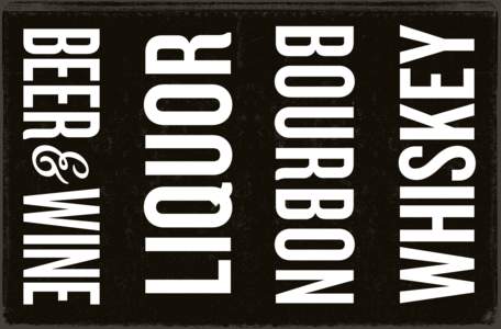 WHISKEY  LIQUOR BOURBON BEER & WINE