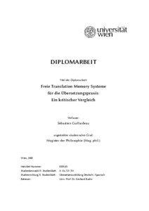 DIPLOMARBEIT Titel der Diplomarbeit: