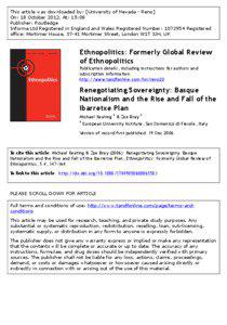 This article was downloaded by: [University of Nevada - Reno] On: 18 October 2012, At: 15:08 Publisher: Routledge