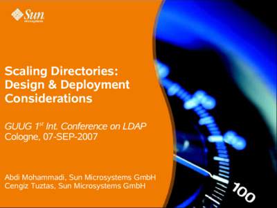 Sun Microsystems / Lightweight Directory Access Protocol / OpenLDAP / Directory services / Computing / Open Travel Alliance