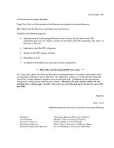 Microsoft Word - Dec 2007 Rousseau Assoc Member Bulletin.doc