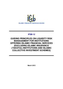 Economy / Finance / Money / Bank regulation / Banking / Credit / Islamic banking and finance / Basel III / Basel Committee on Banking Supervision / Asset liability management / Qatar Central Bank / Market liquidity