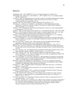 96  References Allmendinger, R.W., 1995, STERONET Version 4.9, computer program user’s manual, 45 p. Allmendinger, R.W., Marrett, R.A., and Cladouhos, T., 1992, FaultKin Version 3.25, computer program and user’s manu